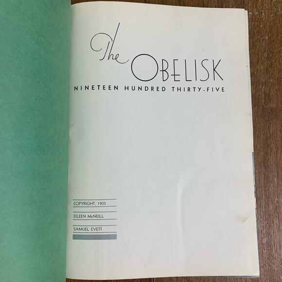 1935 The Obelisk Southern Illinois Normal University SIUC Carbondale IL Yearbook - Picture 14 of 16